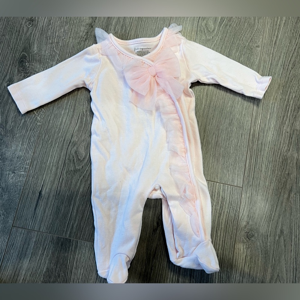 First Impressions Footed Tulle Coverall